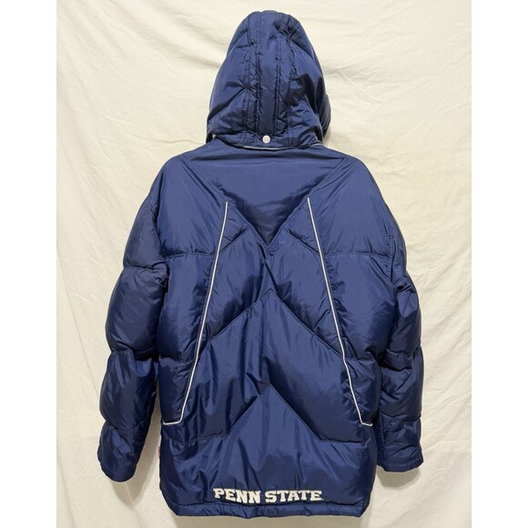 Nike Penn State Puffer Down Filled, Removable Hood Coat Jacket Nittany Lion Sz M - Picture 6 of 16